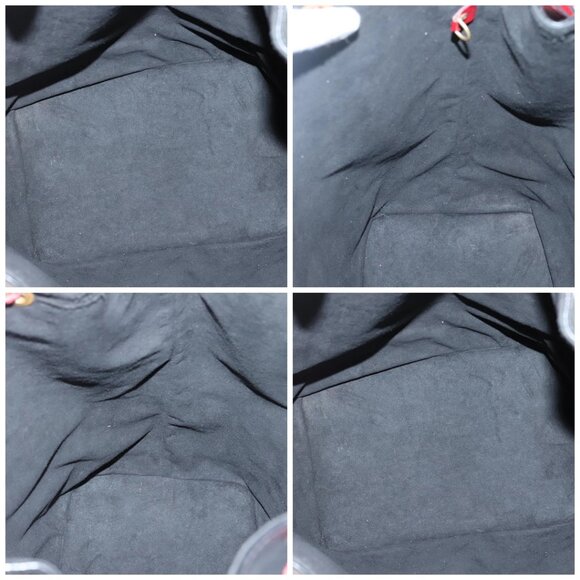 LOUIS VUITTON Epi Noe Shoulder Bag Bicolor Black Red M44017 LV Auth gh522 - Picture 15 of 16